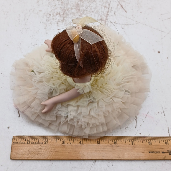 Marie Osmond Peace Rose Bud Tiny Tot Doll 2004 Signed Porcelain LE #3913 - Picture 9 of 9